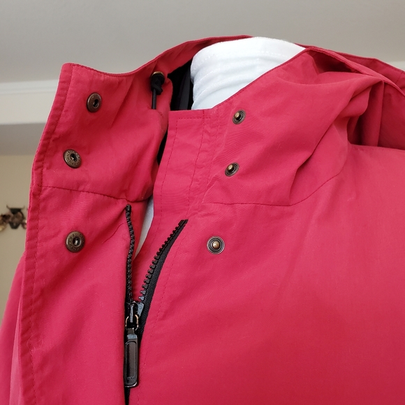 Eddie Bauer Mid-weight Ladies Down Parka Red Small - Picture 5 of 16